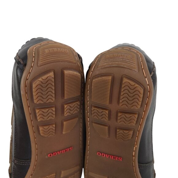 Sebago Dockside Leather Two-Tone Lace up Loafers Size 8 - Picture 7 of 8